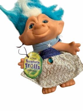 Treasure Trolls Snowfie 1998 Vintage Troll Doll Target Exclusive 1990s See List